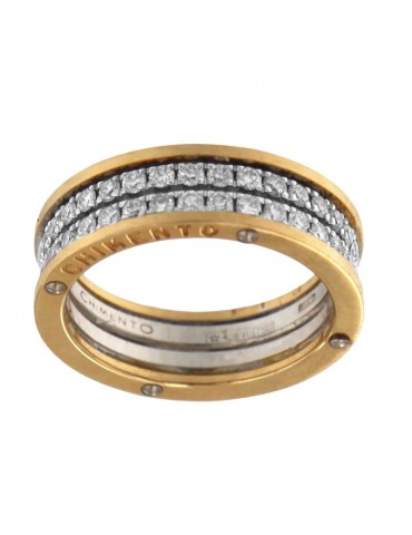 Chimento Ring - Forever Aeternitas in 18K Rose Gold Veretta with 1.22 ct White Diamonds - 0 2