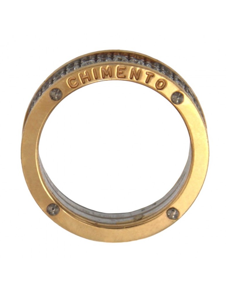 Chimento Ring - Forever Aeternitas in 18K Rose Gold Veretta with 1.22 ct White Diamonds - 0