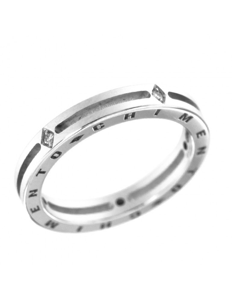 Anello Chimento - Aeternitas - Oro Bianco - Diamanti 0,06 ct - 1A07855BB5150