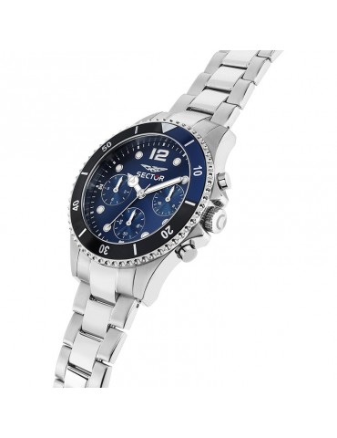 Orologio Sector - 230 - Cronografo - Silver - 39mm - Blu - R3253161047 2