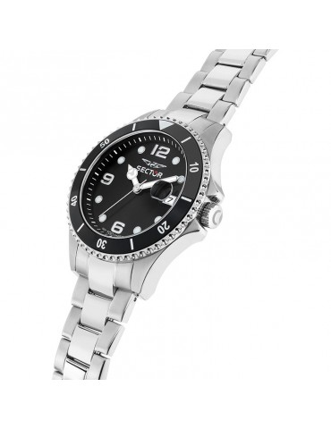 Orologio Sector - 230 - Tempo e Data - Silver - 39mm -Nero-R3253161048 2