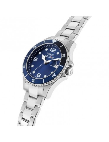 Orologio Sector - 230 - Tempo e Data - Silver - 39mm - Blu-R3253161049 2