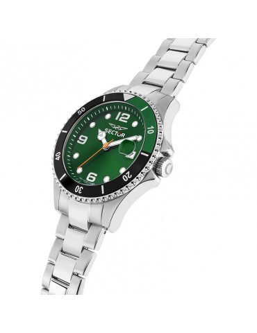 Sector Watch - 230 - Time and Date - Silver - 39mm-Green-R3253161050 2