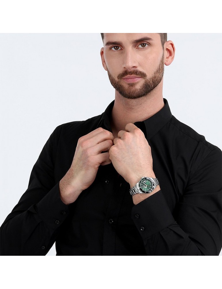 Orologio Sector - 230 - Tempo e Data - Silver - 39mm-Verde-R3253161050