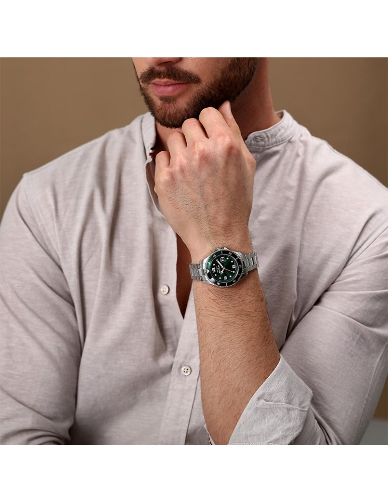 Orologio Sector - 230 - Tempo e Data - Silver - 39mm-Verde-R3253161050