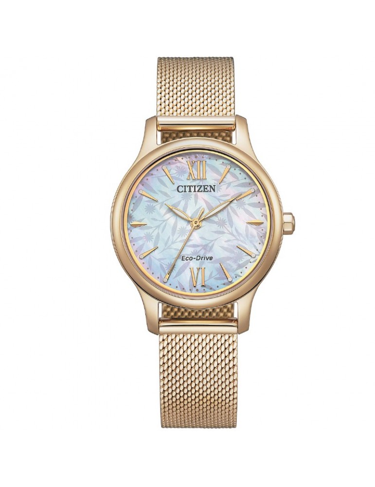 Orologio Citizen - Lady Eco-Drive 30mm - Rose Gold - Madreperla - EM089280D