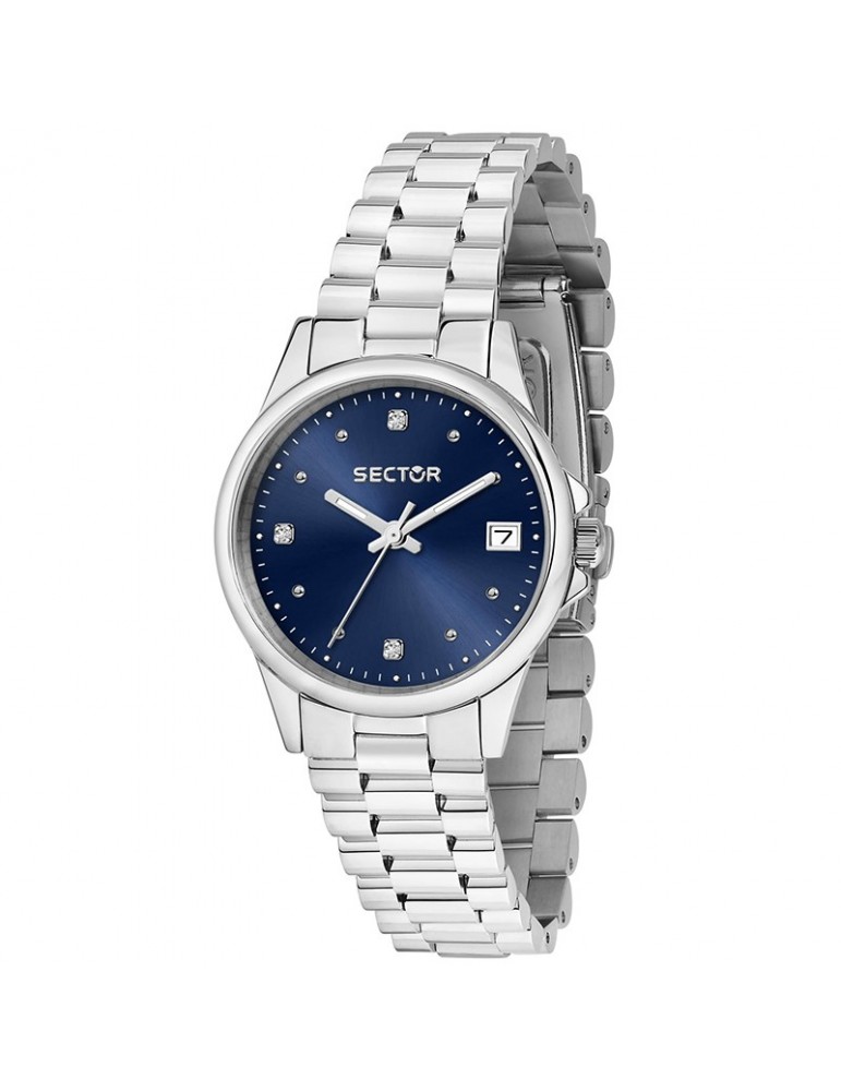 Sector Watch - 230 - Silver -32mm - Blue - Crystals - R3253161543