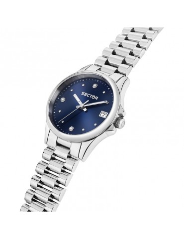 Orologio Sector - 230 - Silver -32mm - Blu - Cristalli - R3253161543 2
