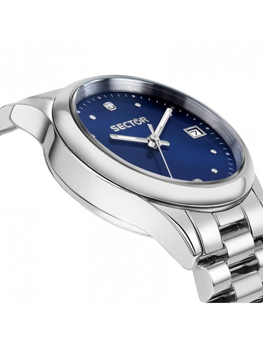 Orologio Sector - 230 - Silver -32mm - Blu - Cristalli - R3253161543