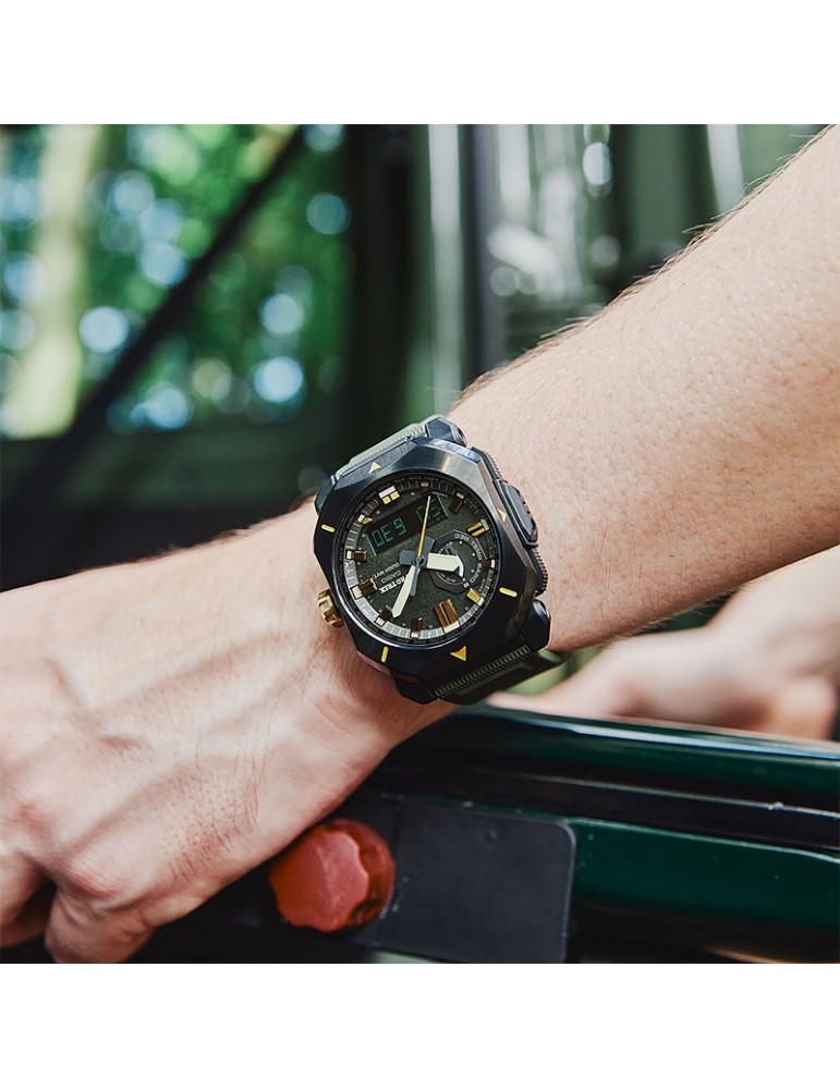 Casio Watch - Pro Trek - Solar - Green - 45mm - Black - PRW6900Y3ER