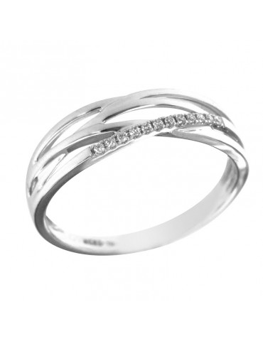 Anello Giorgio Visconti - Fantasia - Fascia - Oro - Diamanti 0,04 ct - ABX16025