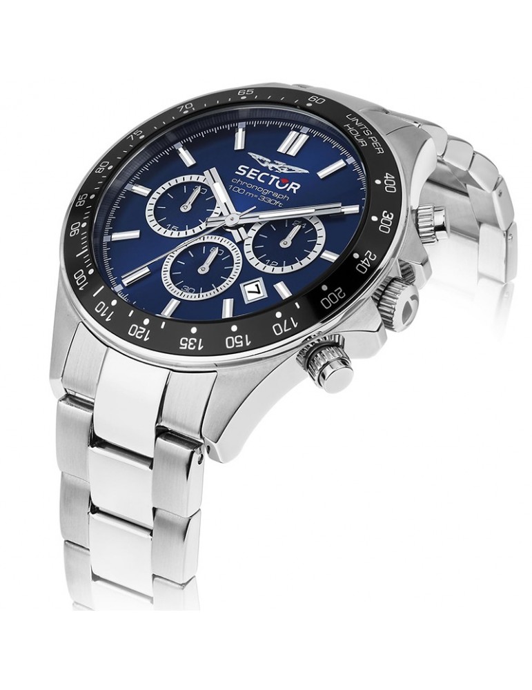 Special Pack Sector - 230 - Chronograph - Silver - 43mm-Blue-R3271661028