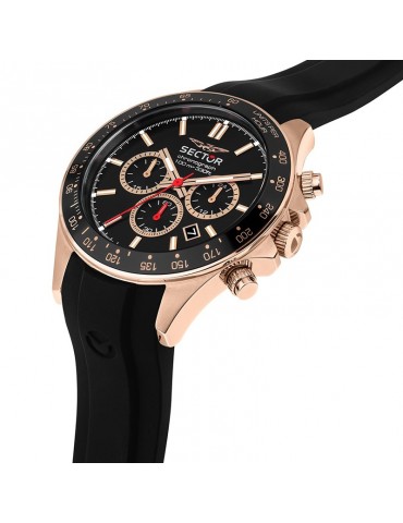 Orologio Sector - 230 - Cronografo - Nero - 43mm-Rose Gold-R3271661029 2