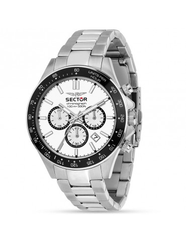 Sector Watch - 230 - Chronograph - Silver - 43mm - White-R3273661049