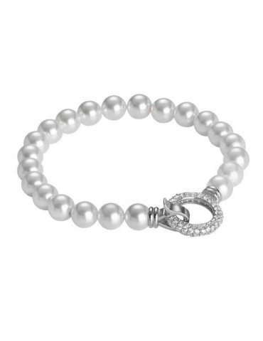 Bracciale Boccadamo - Perle - Filo di Perle - Zirconi - BR468XL