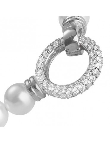 Bracciale Boccadamo - Perle - Filo di Perle - Zirconi - BR468XL 2