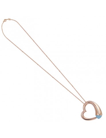 Collana Boccadamo - Caleida - Lunga - Cuore - Cristallo Acqua-KGR030RA 2
