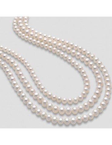 Collana Miluna - Filo - Perle Freshwater 6,5 - 7 mm - 42 centimetri - 1MMK658742NL