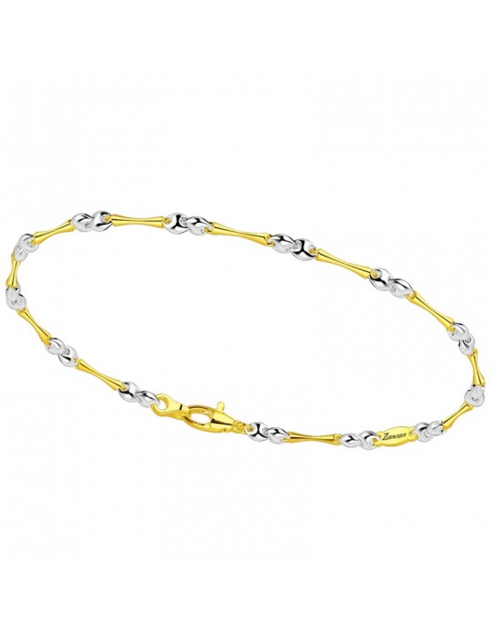 Zancan Bracelet for Men - in White Gold and Rose Gold - 0