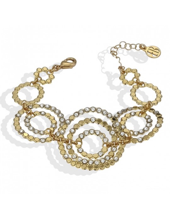 Bracciale Boccadamo - Magic Circle - Gold - Cerchi - Cristalli-XBR926D