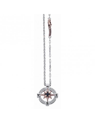 Zancan Wind Rose man's gold necklace - 0