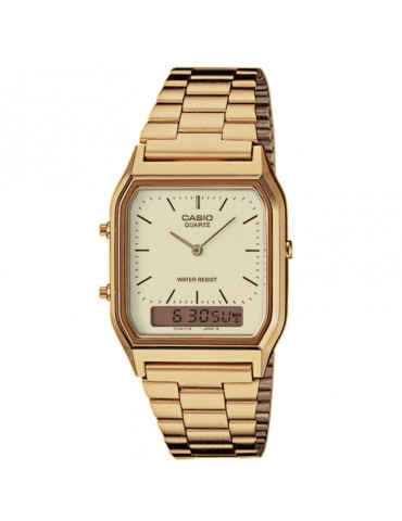 Casio Watch - Edgy - Analog - Digital - Gold - AQ230GA9DMQYES