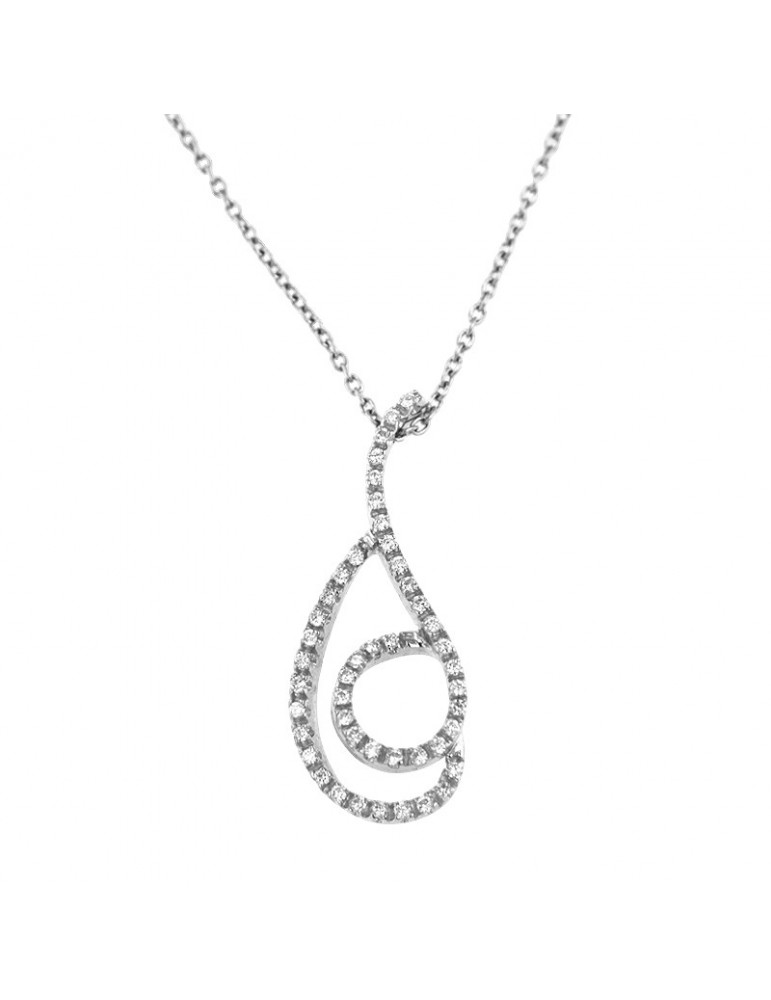 Collana Salvini - Oro - Pendente - Goccia - Diamanti - 24447177