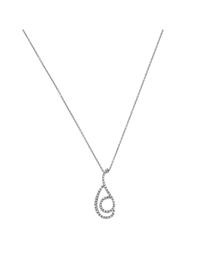 Collana Salvini - Oro - Pendente - Goccia - Diamanti - 24447177