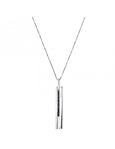 Collana Salvini - Oro - Barretta e Zaffiri Blu 2,78 ct - 71089139 2