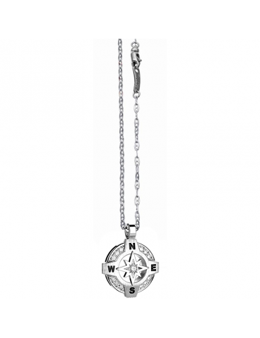 Zancan Wind Rose man's gold necklace - 0