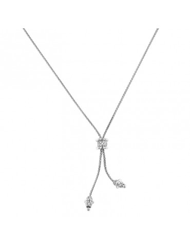 Collana Salvini Donna - Oro Bianco 18 carati -  Pendente - Diamanti 0,20 carati