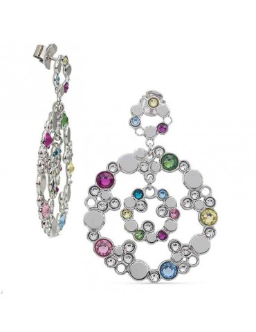 Boccadamo Earrings - Magic Circle - Pendants-Circle-Crystals-XOR668