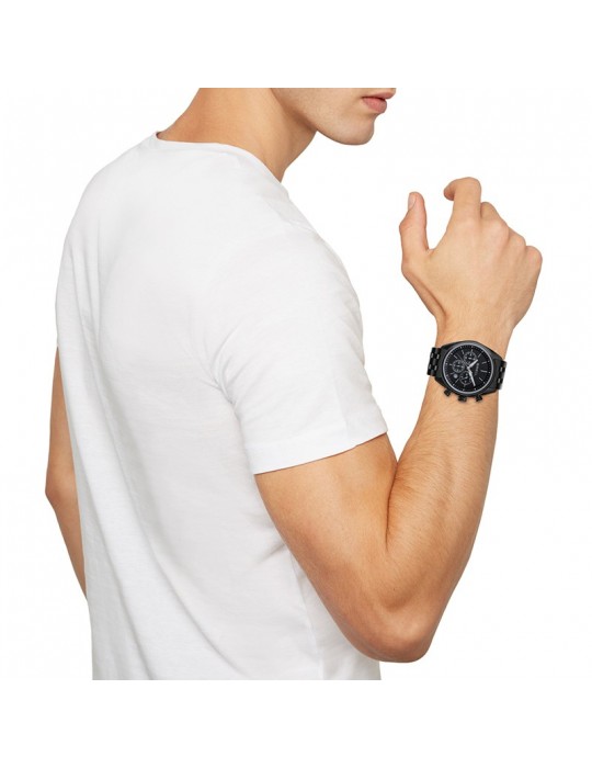 Breil Watch - Line Up - Chrono Gent - Chronograph - Black - 43 mm - TW1987