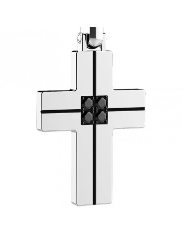 ZANCAN NECKLACE WITH CROSS AND SPINELLI - 0 2