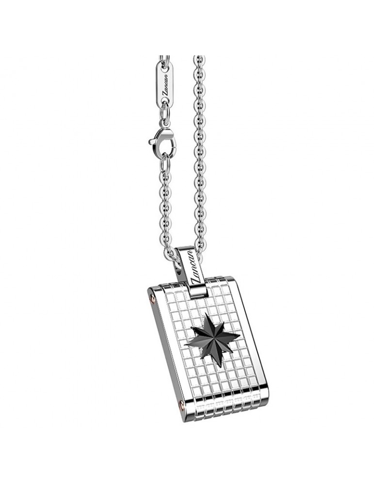 Collana Zancan - Hi-Teck - Piastrina - Rosa dei Venti - EHC133