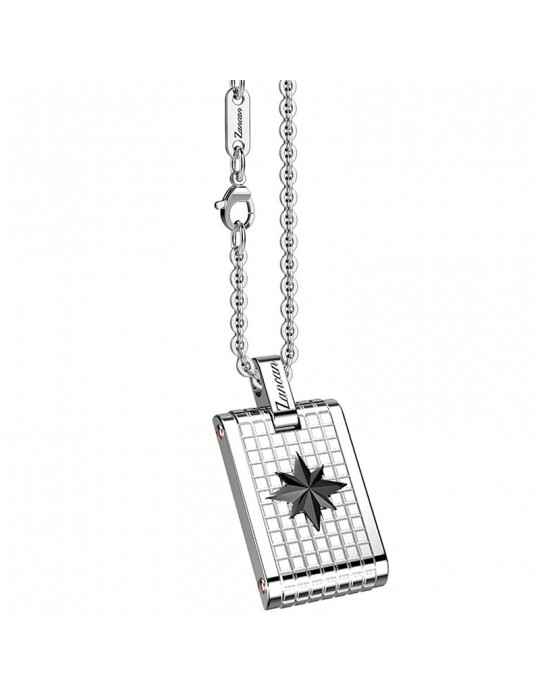 Collana Zancan - Hi-Teck - Piastrina - Rosa dei Venti - EHC133