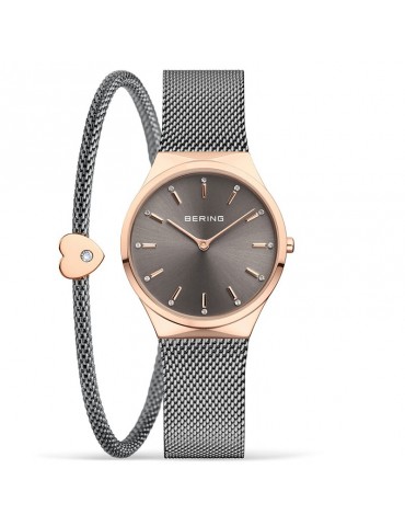 Bering Watch Special Pack - Classic - Rosè - Gray - 31mm-12131369GWP