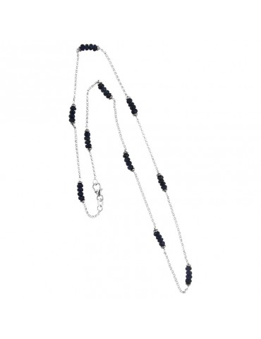 Collana Chirico - Oro Bianco - Radice di Zaffiri 12,50 ct - CL194 2