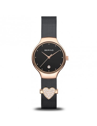 Orologio Bering - Classic - Nero - 26mm - Rose Gold -Cuore-13326262GWP