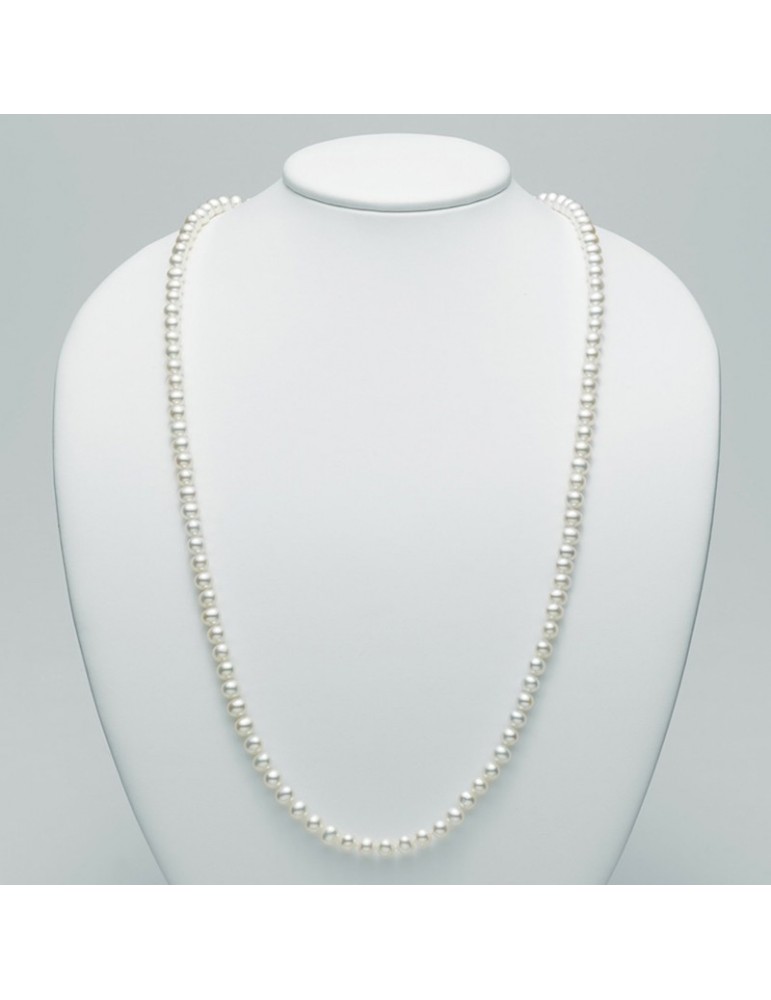 Collana Miluna Donna - Lunga - Filo di Perle Freshwater 6,5-7 mm - PCL4246V2