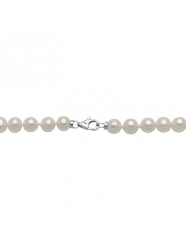 Collana Miluna Donna - Lunga - Filo di Perle Freshwater 6,5-7 mm - PCL4246V2 2