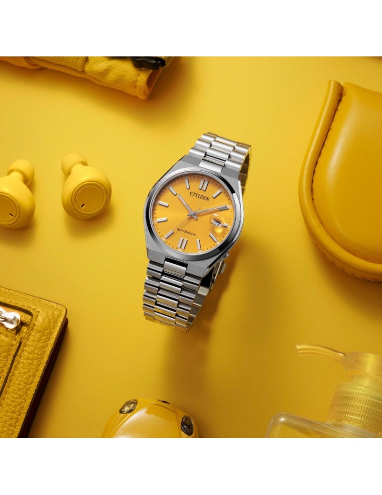 Citizen Men's Watch - Automatic Mechanical 40mm Yellow Ochre - 0