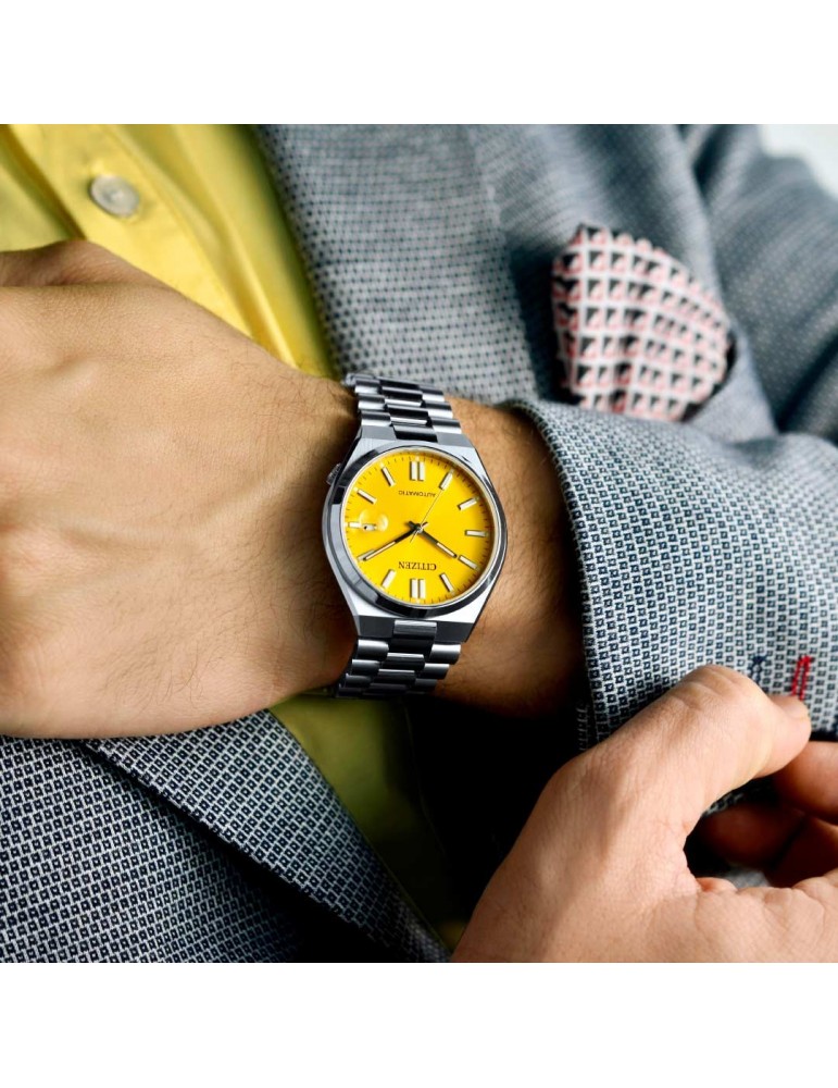 Citizen Men's Watch - Automatic Mechanical 40mm Yellow Ochre - 0