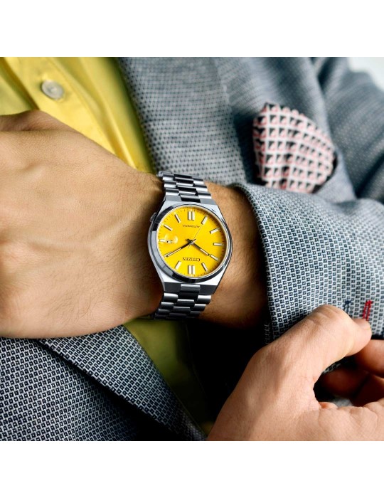 Citizen Men's Watch - Automatic Mechanical 40mm Yellow Ochre - 0