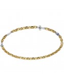 Bracciale Zancan da Uomo-Insignia Gold-Croce-Diamanti-Zaffiri-EB902GBZB