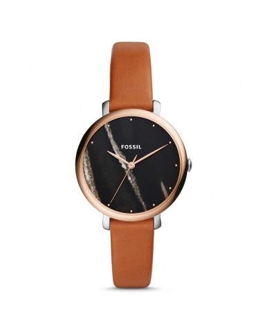 Orologio Fossil - Jacqueline - Marrone - 36mm - Nero - Marmo - ES4378