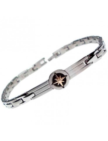 Bracciale Zancan - Hi Teck - Rosa dei Venti -Rose Gold-Centrale-EHB228 2