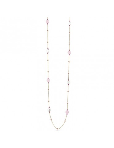 Lelune Glamor Necklace - Cristelle Summer -Gold-Zircons-Jade-LGNK5152