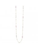 Lelune Glamor Necklace - Cristelle Summer -Gold-Zircons-Jade-LGNK5152