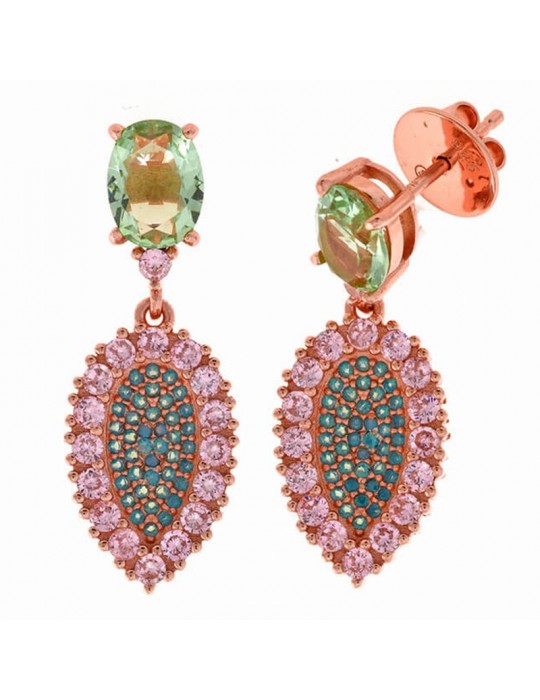 Salvatore Plata Earrings - Afternoon-Pendants-Cubic Zirconia-252A0077